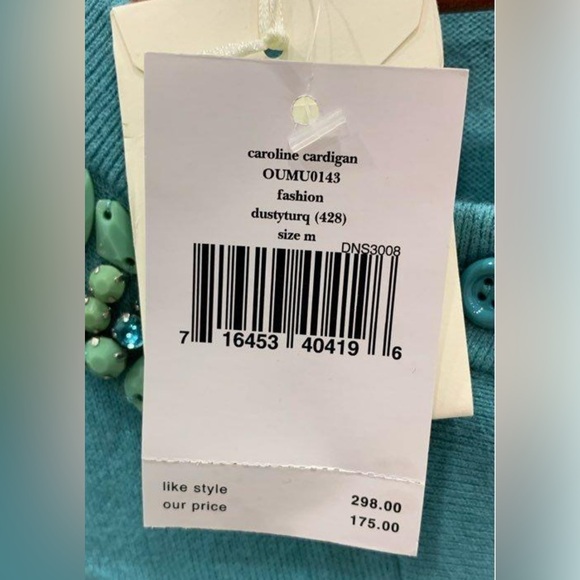 Kate Spade Turquoise Knit Sweater - Picture 5 of 5